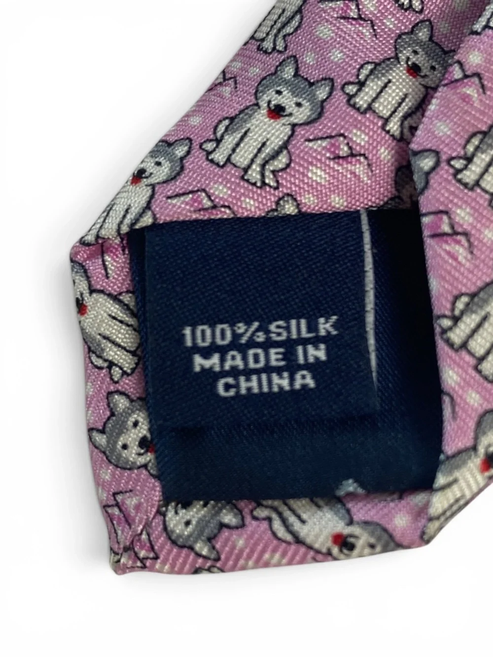 Tailorbyrd Collection Novelty Mens 100% Silk Tie Necktie Siberian Husky Print
